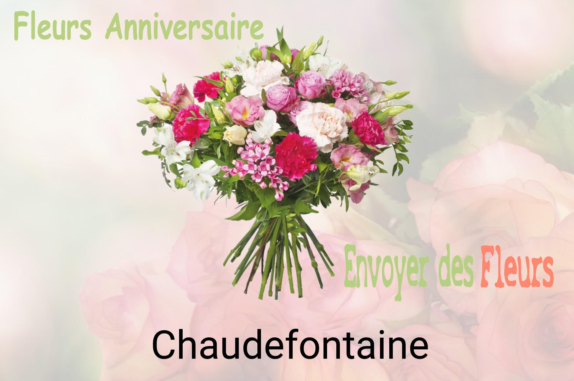 Bouquet de fleurs d’anniversaire livré à Chaudefontaine